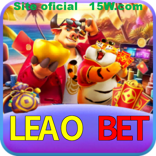 Imagem promocional da LEAO BET mostrando a plataforma e suas vantagens